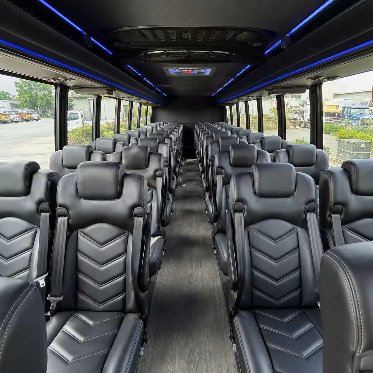 35 passenger minibus interior