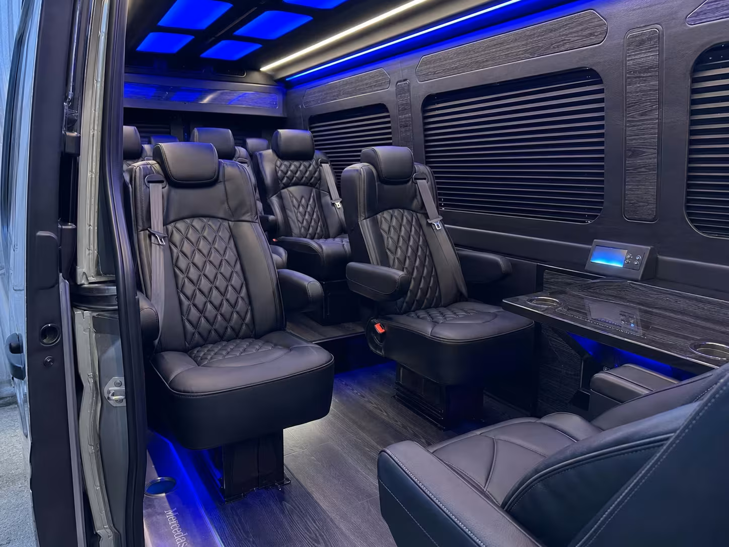 sprinter van transportation for groups and events across stamford