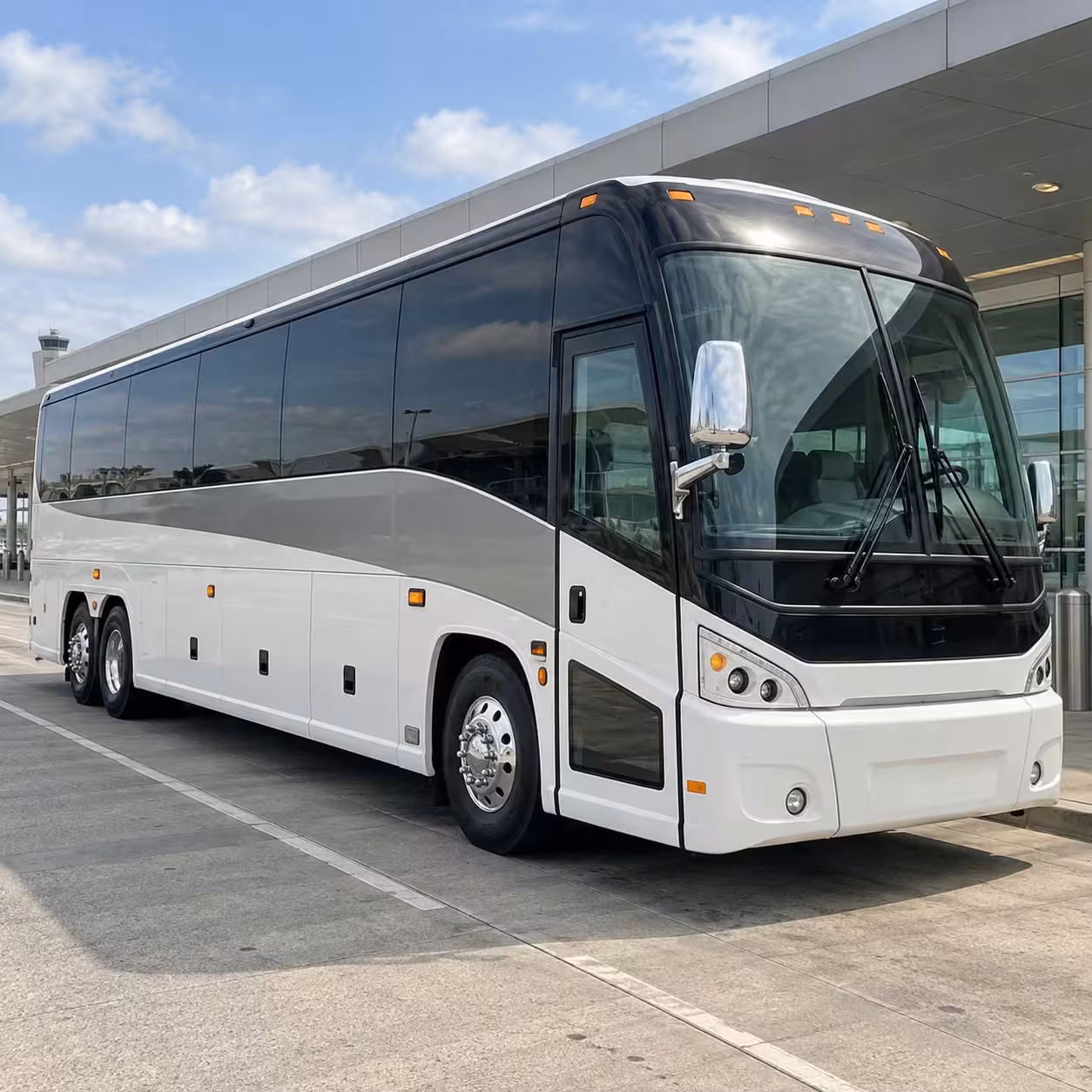 stamford charter bus rentals for i 95 airport traffic